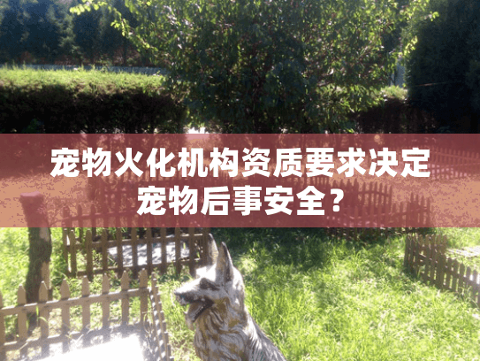 宠物火化机构资质要求决定宠物后事安全? 宠物火化机构资质要求决定宠物后事安全?
