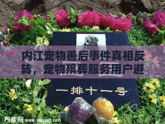 内江宠物善后事件真相反转，宠物殡葬服务用户避坑终极指南