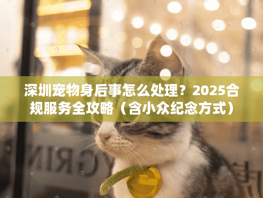 深圳宠物身后事怎么处理？2025合规服务全攻略（含小众纪念方式）