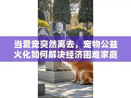 当爱宠突然离去，宠物公益火化如何解决经济困难家庭的善后难题？