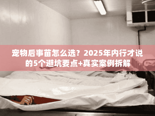 宠物后事苗怎么选？2025年内行才说的5个避坑要点+真实案例拆解