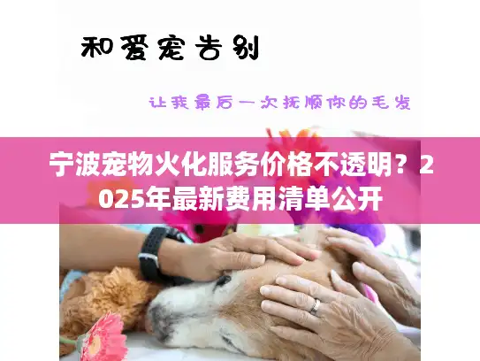 宁波宠物火化服务价格不透明？2025年最新费用清单公开