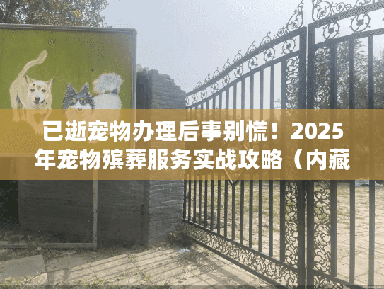 已逝宠物办理后事别慌！2025年宠物殡葬服务实战攻略（内藏行业内幕）