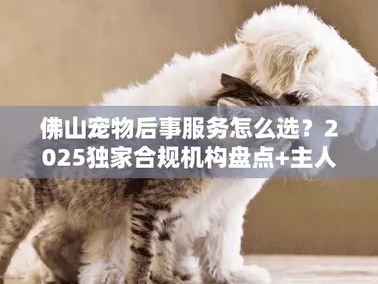 佛山宠物后事服务怎么选？2025独家合规机构盘点+主人亲身踩坑经验分享