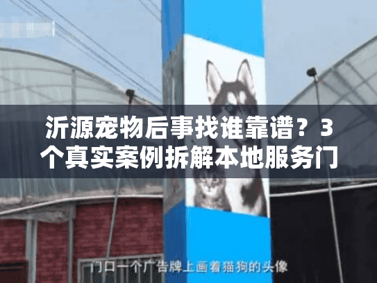 沂源宠物后事找谁靠谱?3个真实案例拆解本地服务门道 沂源宠物后事找谁靠谱?3个真实案例拆解本地服务门道