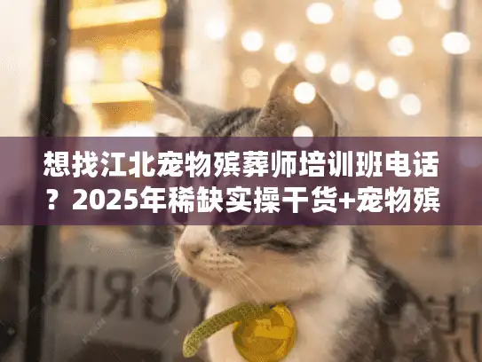 想找江北宠物殡葬师培训班电话？2025年稀缺实操干货+宠物殡葬服务全攻略