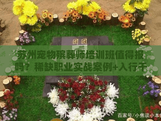 苏州宠物殡葬师培训班值得报吗？稀缺职业实战案例+入行干货全分享