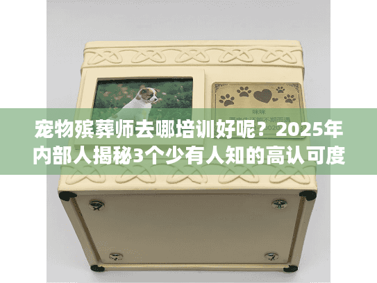 宠物殡葬师去哪培训好呢？2025年内部人揭秘3个少有人知的高认可度渠道