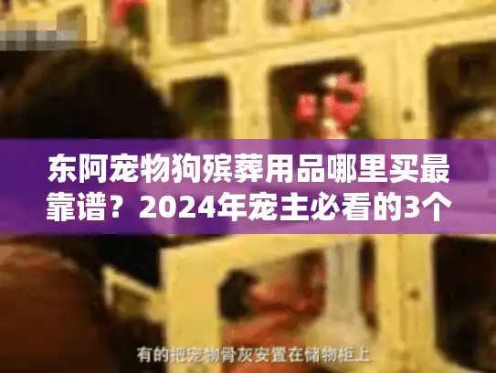东阿宠物狗殡葬用品哪里买最靠谱？2024年宠主必看的3个实战案例+清单
