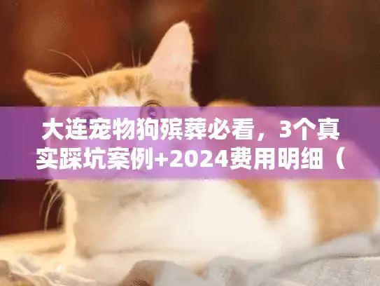 大连宠物狗殡葬必看，3个真实踩坑案例+2024费用明细（内附合规机构名单）