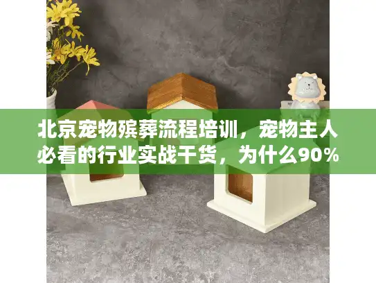 北京宠物殡葬流程培训，宠物主人必看的行业实战干货，为什么90%的人都不知道？