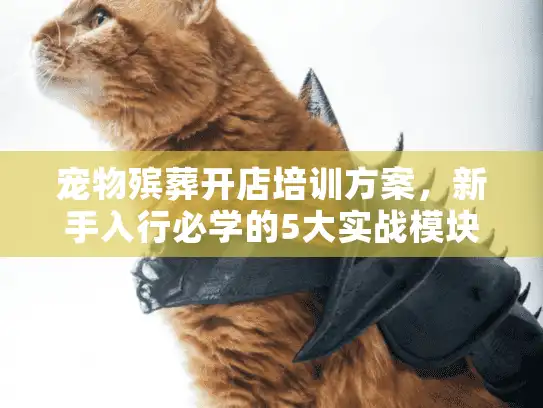 宠物殡葬开店培训方案，新手入行必学的5大实战模块（附避坑指南）