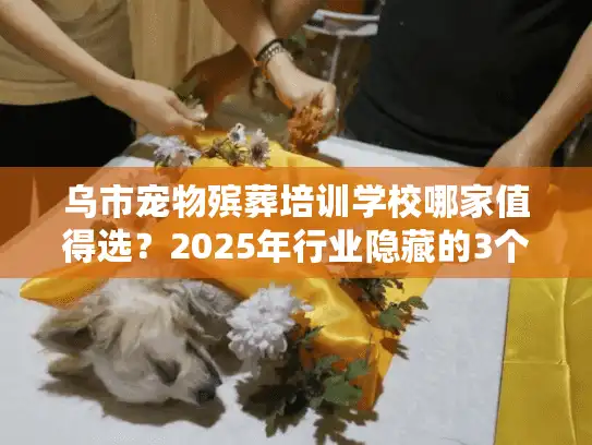 乌市宠物殡葬培训学校哪家值得选？2025年行业隐藏的3个实战技巧+真实案例
