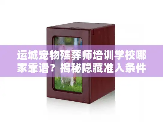 运城宠物殡葬师培训学校哪家靠谱？揭秘隐藏准入条件与实战案例