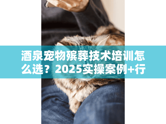 酒泉宠物殡葬技术培训怎么选？2025实操案例+行业内传技巧帮你避坑