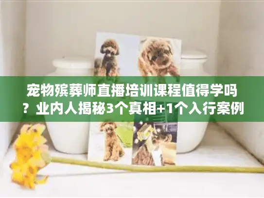 宠物殡葬师直播培训课程值得学吗?业内人揭秘3个真相+1个入行案例 宠物殡葬师直播培训课程值得学吗?业内人揭秘3个真相+1个入行案例