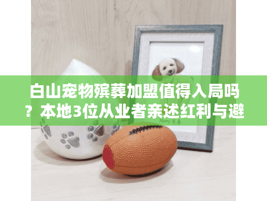 白山宠物殡葬加盟值得入局吗？本地3位从业者亲述红利与避坑细节