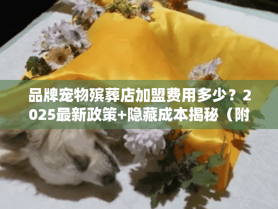 品牌宠物殡葬店加盟费用多少？2025最新政策+隐藏成本揭秘（附真实案例）
