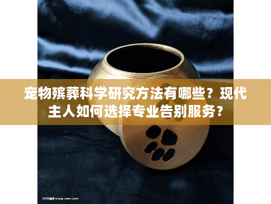 宠物殡葬科学研究方法有哪些？现代主人如何选择专业告别服务？