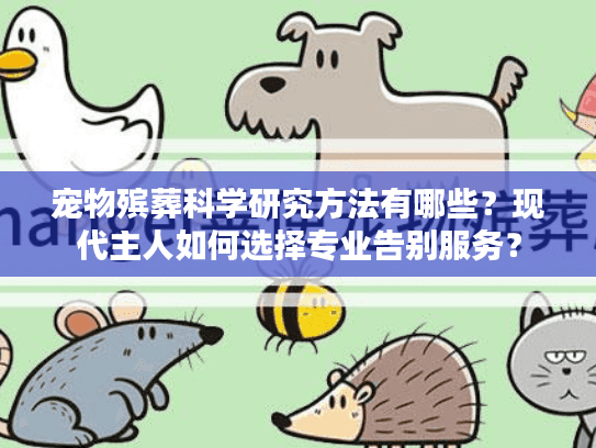 宠物殡葬科学研究方法有哪些？现代主人如何选择专业告别服务？