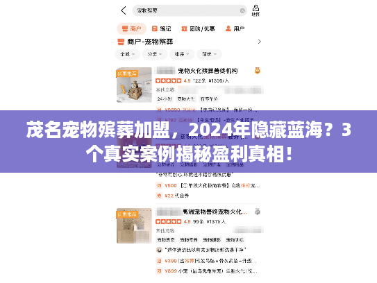 茂名宠物殡葬加盟，2024年隐藏蓝海？3个真实案例揭秘盈利真相！