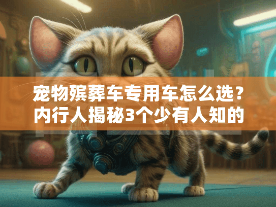 宠物殡葬车专用车怎么选?内行人揭秘3个少有人知的关键标准 宠物殡葬车专用车怎么选?内行人揭秘3个少有人知的关键标准