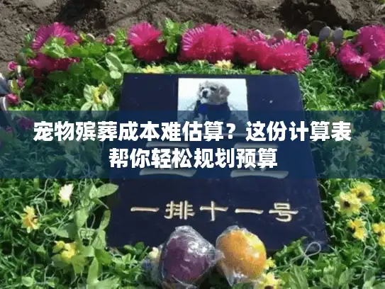 宠物殡葬成本难估算？这份计算表帮你轻松规划预算