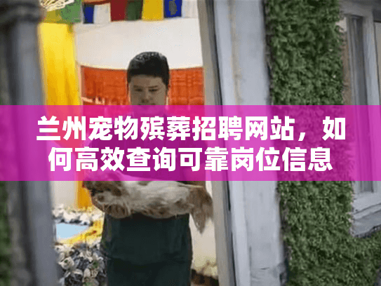 兰州宠物殡葬招聘网站，如何高效查询可靠岗位信息？