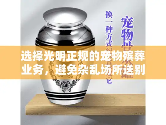 选择光明正规的宠物殡葬业务,避免杂乱场所送别爱宠的遗憾 选择光明正规的宠物殡葬业务,避免杂乱场所送别爱宠的遗憾
