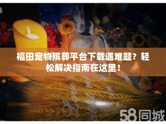 福田宠物殡葬平台下载遇难题？轻松解决指南在这里！