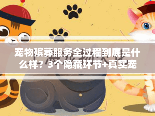 宠物殡葬服务全过程到底是什么样？3个隐藏环节+真实宠主经历分享