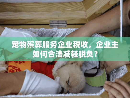 宠物殡葬服务企业税收，企业主如何合法减轻税负？