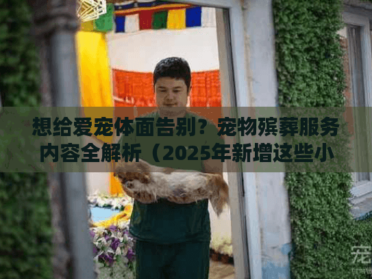 想给爱宠体面告别？宠物殡葬服务内容全解析（2025年新增这些小众服务）