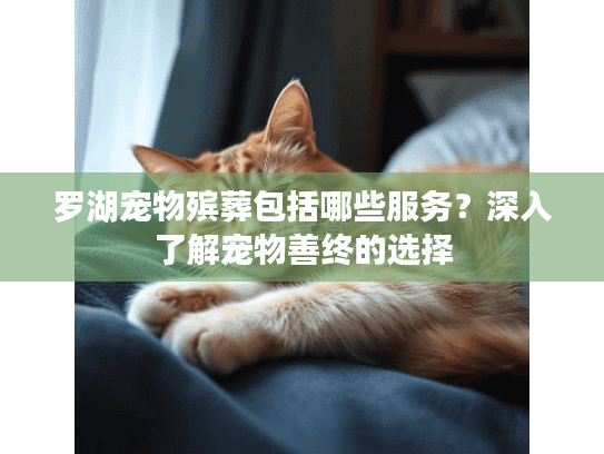 罗湖宠物殡葬包括哪些服务？深入了解宠物善终的选择