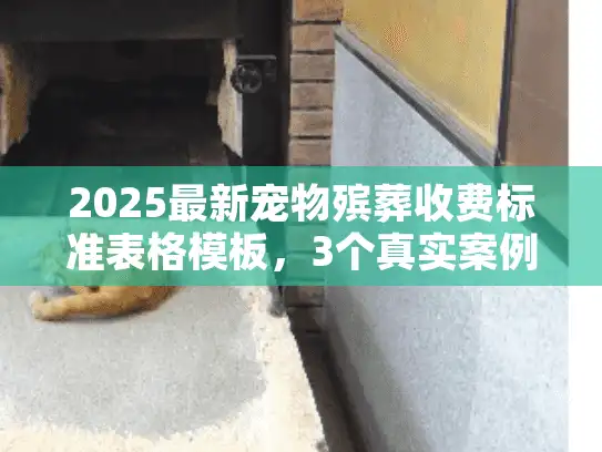 2025最新宠物殡葬收费标准表格模板,3个真实案例教你避坑,再也不怕被宰! 2025最新宠物殡葬收费标准表格模板,3个真实案例教你避坑,再也不怕被宰!