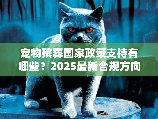宠物殡葬国家政策支持有哪些?2025最新合规方向+落地案例全揭秘 宠物殡葬国家政策支持有哪些?2025最新合规方向+落地案例全揭秘
