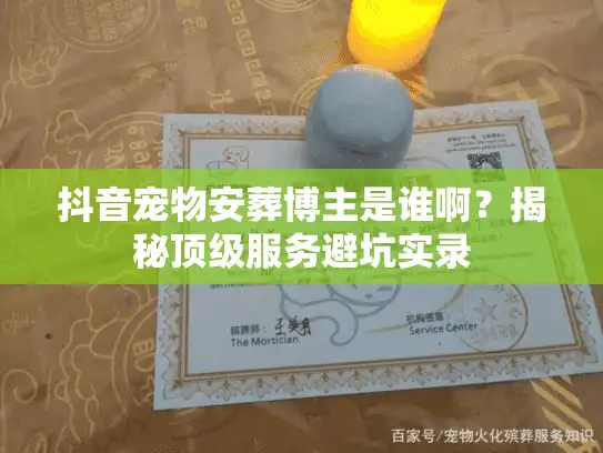 抖音宠物安葬博主是谁啊?揭秘顶级服务避坑实录 抖音宠物安葬博主是谁啊?揭秘顶级服务避坑实录