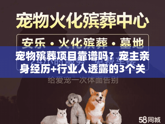 宠物殡葬项目靠谱吗？宠主亲身经历+行业人透露的3个关键标准