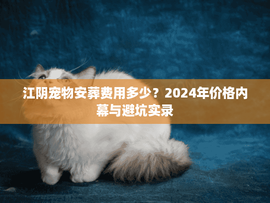 江阴宠物安葬费用多少?2024年价格内幕与避坑实录 江阴宠物安葬费用多少?2024年价格内幕与避坑实录