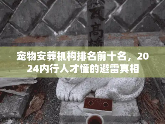 宠物安葬机构排名前十名，2024内行人才懂的避雷真相