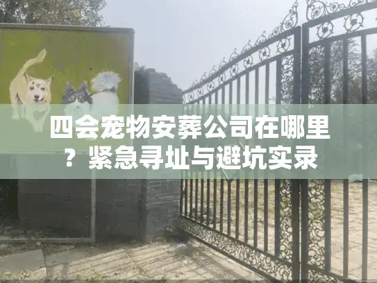 四会宠物安葬公司在哪里?紧急寻址与避坑实录 四会宠物安葬公司在哪里?紧急寻址与避坑实录