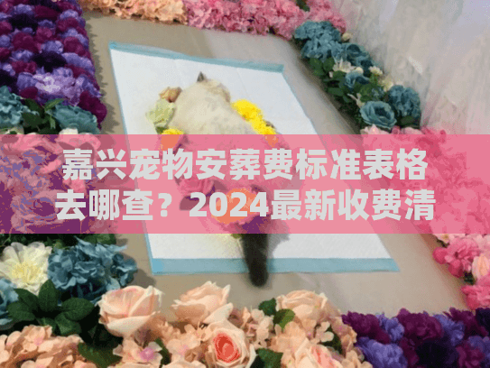 嘉兴宠物安葬费标准表格去哪查？2024最新收费清单与避坑真相