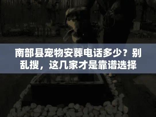 南部县宠物安葬电话多少？别乱搜，这几家才是靠谱选择