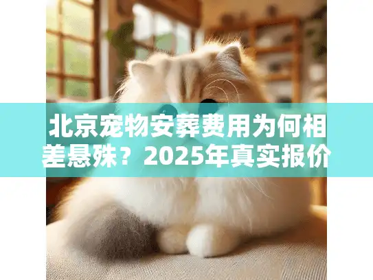 北京宠物安葬费用为何相差悬殊？2025年真实报价单与内幕