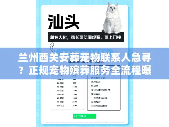 兰州西关安葬宠物联系人急寻?正规宠物殡葬服务全流程曝光 兰州西关安葬宠物联系人急寻?正规宠物殡葬服务全流程曝光