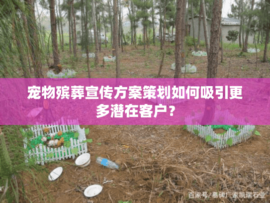 宠物殡葬宣传方案策划如何吸引更多潜在客户? 宠物殡葬宣传方案策划如何吸引更多潜在客户?