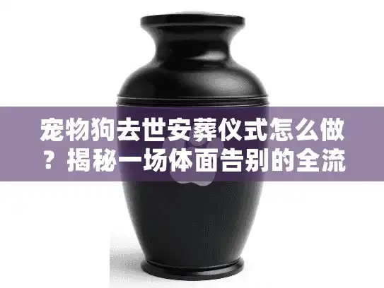 宠物狗去世安葬仪式怎么做？揭秘一场体面告别的全流程与费用