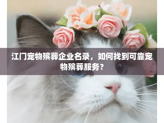 江门宠物殡葬企业名录，如何找到可靠宠物殡葬服务？