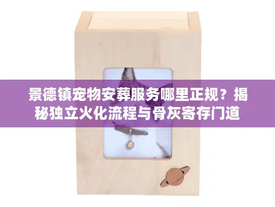 景德镇宠物安葬服务哪里正规？揭秘独立火化流程与骨灰寄存门道