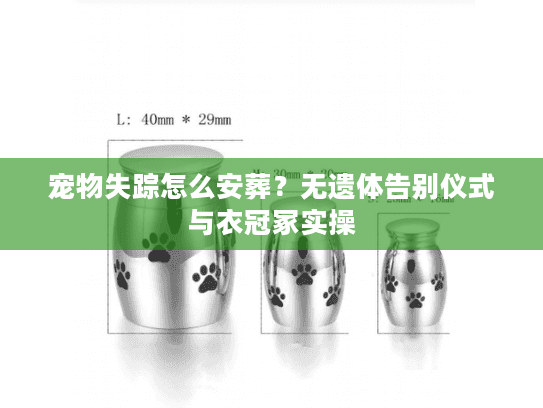宠物失踪怎么安葬？无遗体告别仪式与衣冠冢实操